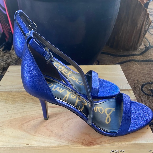 sam edelman blue heels